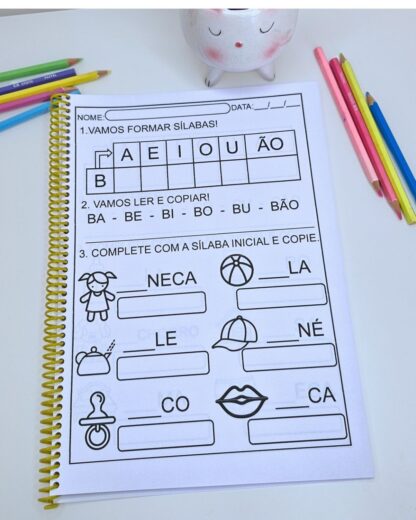 CARTILHA SÍLABAS SIMPLES COM O ÃO - Imagem 3