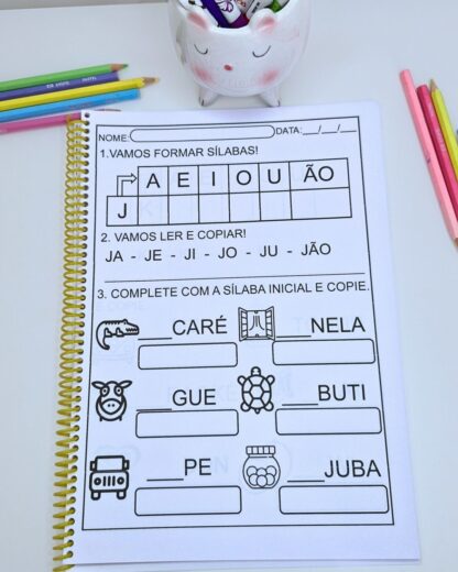CARTILHA SÍLABAS SIMPLES COM O ÃO - Imagem 6