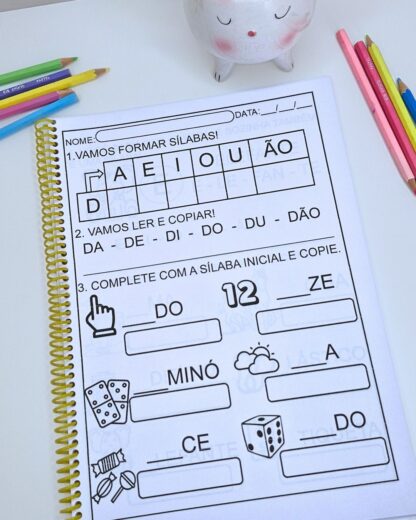 CARTILHA SÍLABAS SIMPLES COM O ÃO - Imagem 5