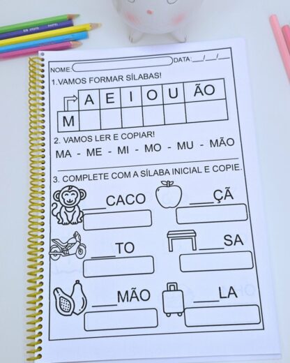CARTILHA SÍLABAS SIMPLES COM O ÃO - Imagem 4