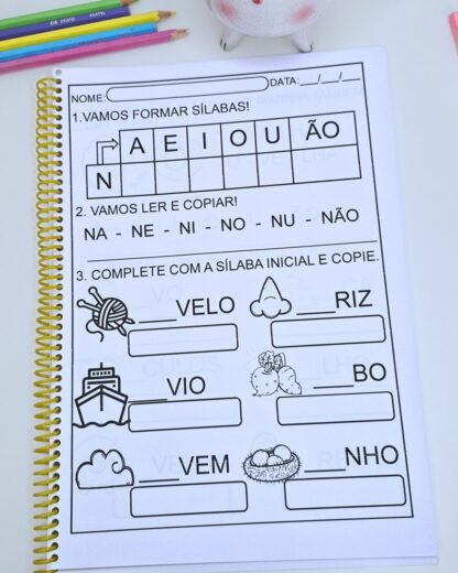CARTILHA SÍLABAS SIMPLES COM O ÃO - Imagem 2
