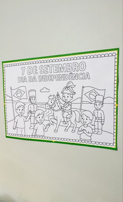 Painel Independência para Colorir - Imagem 2