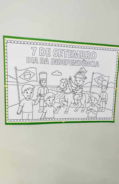 Painel Independência para Colorir - Imagem 3