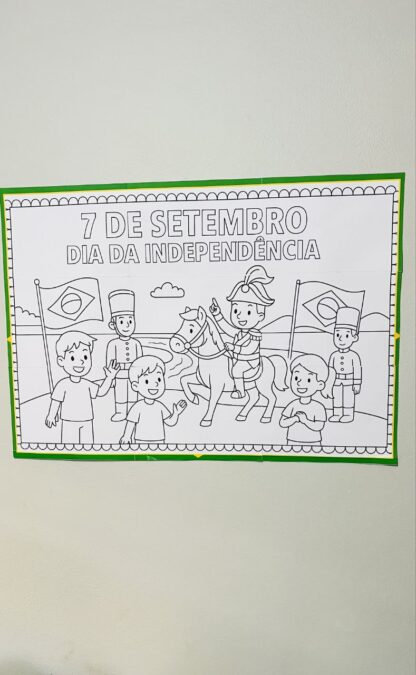 Painel Independência para Colorir - Imagem 4