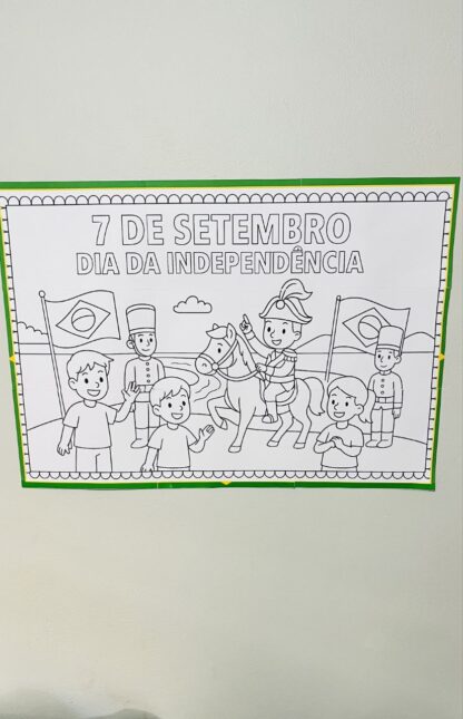 Painel Independência para Colorir - Imagem 5