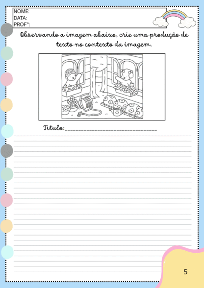 PRODUÇÃO DE TEXTO BOBBIE GOODS- ENSINO FUNDAMENTAL 1 E 2. - Imagem 5