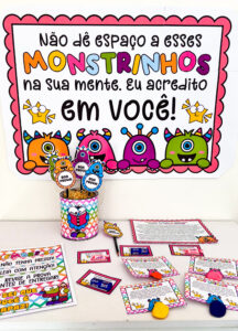 Kit Semana de Provas Tema Monstrinhos