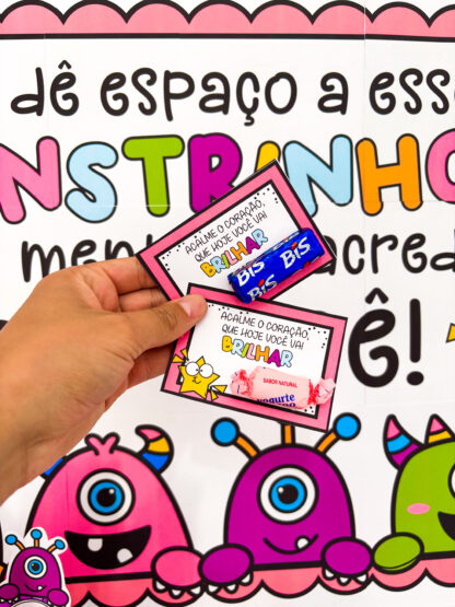 Kit Semana de Provas Tema Monstrinhos - Imagem 9