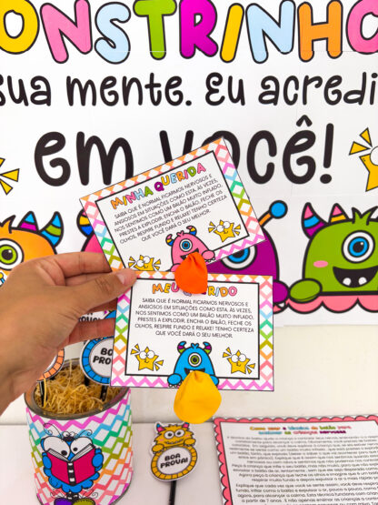 Kit Semana de Provas Tema Monstrinhos - Imagem 10