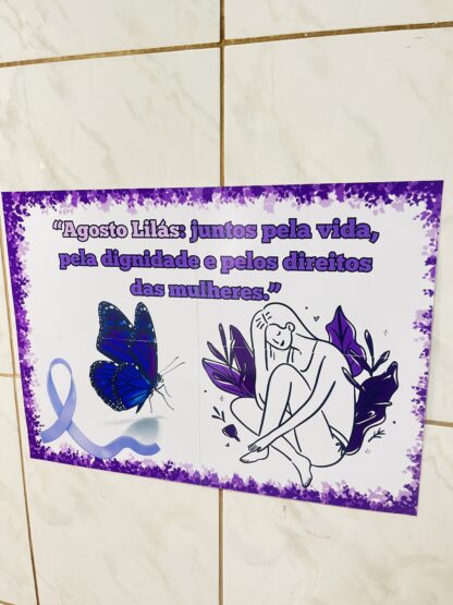 Painel agosto lilás - Imagem 3