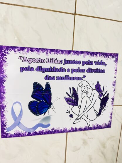 Painel agosto lilás - Imagem 4