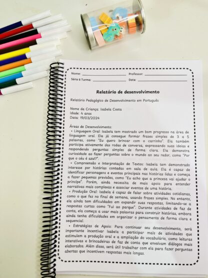 +50 modelos de relatórios para Educação Infantil - Imagem 2