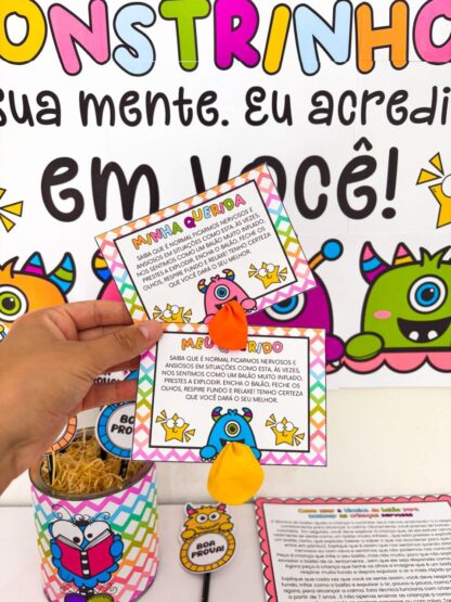 Kit Semana de Provas Tema Monstrinhos - Imagem 6