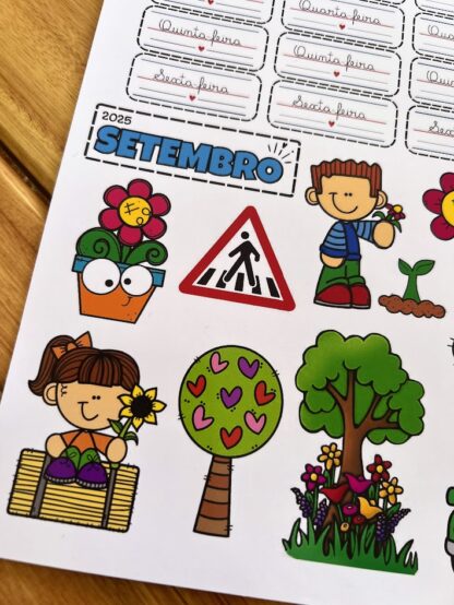 ADESIVOS PARA PLANO DE AULA SETEMBRO/25 - Imagem 3