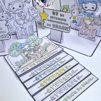 Flipbook e Cenário – Independência do Brasil