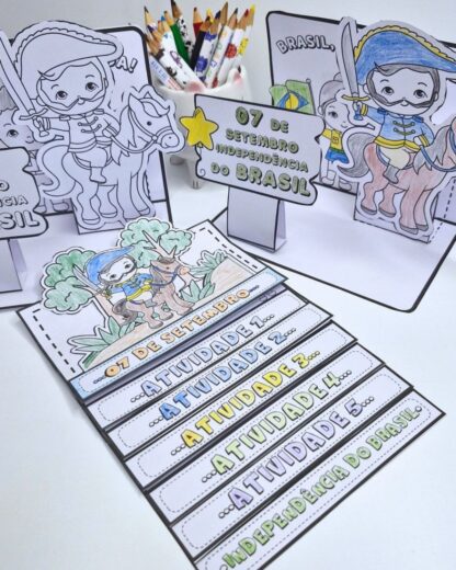 Flipbook e Cenário – Independência do Brasil