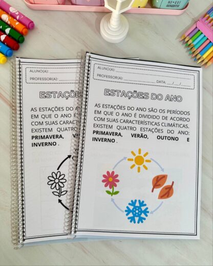 Apostilas de Atividades – Estações do Ano - Imagem 7