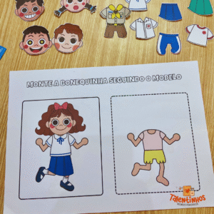 Bonequinhos para Montar e se divertir