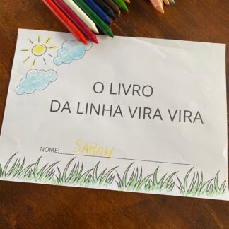 O Livro da Linha Vira Vira atividade de reconto Educação Infantil