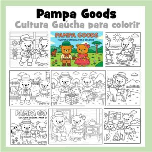 Pampa Goods – Cultura Gaúcha para Colorir (Dia da Revolução Farroupilha)