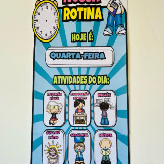 Painel de Rotina Escolar