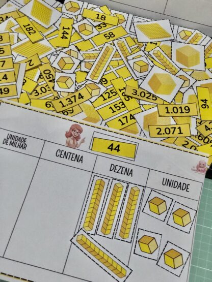 SISTEMA DE NUMERAÇÃO DECIMAL - MATERIAL DOURADO - Imagem 4