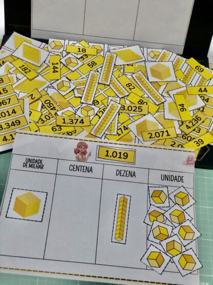 SISTEMA DE NUMERAÇÃO DECIMAL - MATERIAL DOURADO - Imagem 6