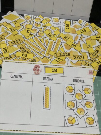 SISTEMA DE NUMERAÇÃO DECIMAL - MATERIAL DOURADO - Imagem 7