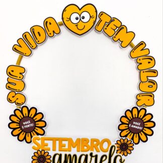 Moldura para Bambolê – Setembro Amarelo