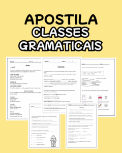 Classes gramaticais 4º ano