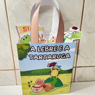 Sacolinha Teatral A Lebre e a Tartaruga!