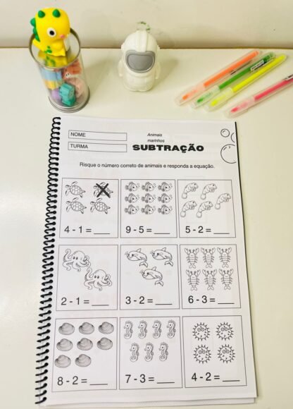 Apostila de subtração para o Ensino Fundamental 1 - Imagem 8
