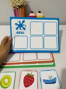 Atividade Pedagógica – Pareamento de Cores
