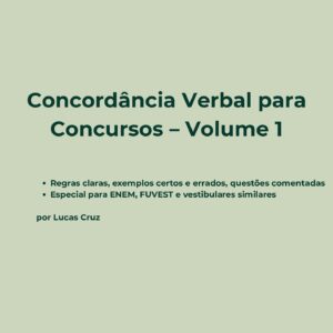 CONCORDÂNCIA VERBAL PARA VESTIBULARES